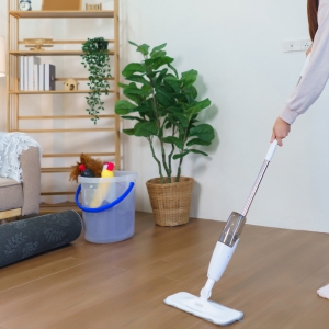 A clutter-free workspace with neatly arranged items, highlighting the benefits of regular housekeeping for productivity.